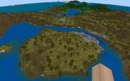 A private island getaway with tons of treasure (Image via Mojang)